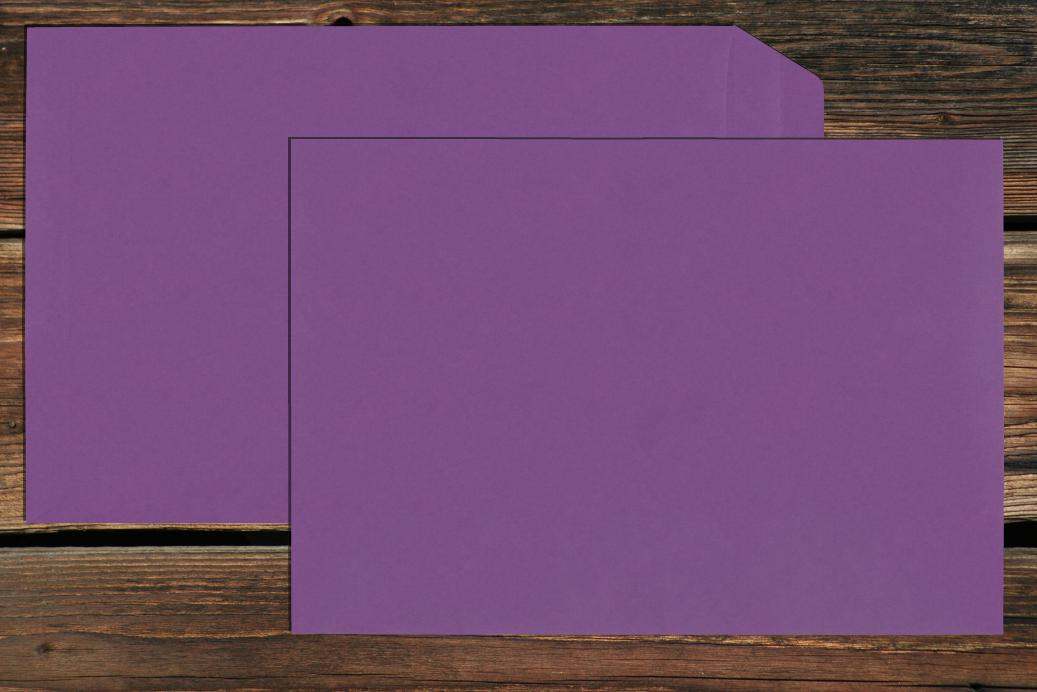 Versandtaschen 220x312 mm Nassklebend Violett 120 g/qm